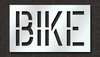 Rae Pavement Stencil, Bike, 18 in STL-116-71817