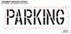 Rae Pavement Stencil, Parking, 18 in STL-116-71822