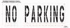 Rae Pavement Stencil, No Parking, 48 in STL-116-74832