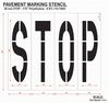 Rae Pavement Stencil, Stop, 48 in STL-116-74803