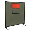 Steiner Welding Screen, 6 ft. W, 6 ft., Olive 501HD-338F-6X6