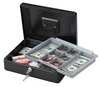 Sentry Safe Cash Box, Steel, Key Lock, Black CB-12