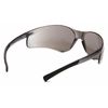 Pyramex Safety Glasses, Silver Mirror Scratch-Resistant S2570S