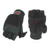 Condor Cold Protection Gloves, 2XL, Black, PR 2AEY4