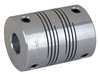 Ruland Coupling, 4 Beam, Bore 3/8x3/8 In PSR16-6-6-A