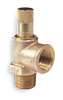 Apollo Valves Adjustable Relief Valve, 1/2 In, 250 psi, Overall Height: 4-1/8" 1650102