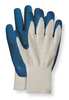 Condor Coated Gloves, L, Blue/Natural, PR 3HB75