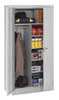 Tennsco 24 ga. Carbon Steel Storage Cabinet, 36 in W, 72 in H, Stationary 7214LGY