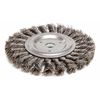 Weiler Twist Wire Wheel Wire Brush, Arbor, 6" 96022