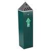 Smokers Oasis Cigarette Receptacle, 1-3/4 gal., Green TBH03