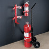 Zoro Select Fire Extinguisher Wheeled Cart, 30 lb, Black 859