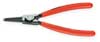 Knipex Retaining Ring Pliers, 0.078 In Tip, 0 Deg 46 11 A2 SBA