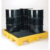 Eagle Mfg Drum Spill Containment Pallet, 66 gal Spill Capacity, 2 Drum, 4000 lb., Polyethylene 1620