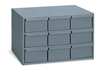 Durham Mfg Drawer Bin Cabinet with Prime Cold Rolled Steel, 17 1/4 in W x 11 in H x 12 1/4 in D 004-95