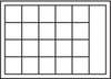 Durham Mfg Compartment Drawer with 21 compartments, Steel 109-95-D570