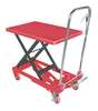 Dayton Scissor Lift Table, 400 lb. Cap, 17-5/8"W, 27-1/2"L 3KR46