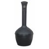 Justrite Cigarette Receptacle, 4 gal., Black 268503