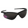 Kleenguard Nemesis Readers Prescription Safety Sunglasses, Diopter: +2.00, Black Frame, Smoke Gray Lens 22518