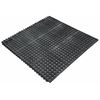 Wearwell Interlocking Drainage Mat, Grease Proof Nitrile Rubber, 5/8" Thick 576