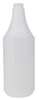 Zoro Select 32 oz. Clear, Plastic Graduated Bottle, 3 Pack 130295