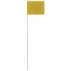 Presco Marking Flag, Yellow, Blank, PVC, PK100 4536Y-200