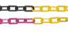Zoro Select 2" (#8, 51 mm.) x 100 ft. Black/Yellow Plastic Chain 50029-100