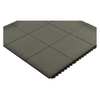 Notrax Interlocking Antifatigue Mat Tile, Rubber, 3 ft Long x 3 ft Wide, 3/4 in Thick 556S0033BL