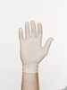 Showa W1005, Disposable Gloves, 5 mil Palm, Natural Rubber Latex, Powdered, L (9), 100 PK, White W1005L