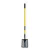 Toolite #2 14 ga Forward Turn Step Square Point Mud/Sifting Shovel, Steel Blade, 48 in L Yellow 49502GR