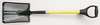 Toolite #2 14 ga Square Point Mud/Sifting Shovel, Steel Blade, 29 in L Yellow Fiberglass Handle 49503GR