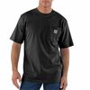 Carhartt T-Shirt, Black, L K87-BLK LRG REG