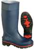 Honeywell Servus MAX Plain-Toe Women's Work Boots, PVC, Chemical-Resistant, 15 in H, Navy/Red/Black, Size 9, 1 Pair 75126/9