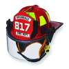 Cairns Fire Helmet, Red, Traditional 1010FSR