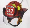 Cairns Fire Helmet, Red, Traditional 1010FSR
