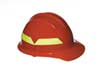 Bullard Fire Helmet, Orange, Front Brim FCORR