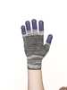 Kleenguard G60 Purple Nitrile Cut Resistant Gloves, Grey/Black, Purple Fingertips, Ambidextrous, LG, 1 Pair 97432