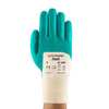 Ansell Nitrile Coated Gloves, 3/4 Dip Coverage, Green, L, PR 47-200