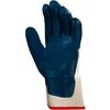 Ansell Nitrile Coated Gloves, 3/4 Dip Coverage, Blue, M, PR 27-607