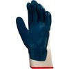 Ansell Nitrile Coated Gloves, 3/4 Dip Coverage, Blue, XL, PR 27-607