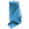 Zoro Select Absorbent Roll, 50 gal, 24 in x 150 ft, Oil-Based Liquids, Blue, Polypropylene M-92