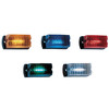 Federal Signal Warning Light, LED, Amber, Surface, Rect, 5 L LP1-012A