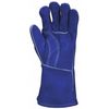 Mcr Safety Stick Left Hand Only Welding Glove, Cowhide Palm, XL 4600LH