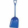 Remco Hygienic Square Point Shovel, Polypropylene Blade, 28 in L Blue Polypropylene Handle 69823