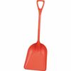 Remco Not Applicable Hygienic Square Point Shovel, Polypropylene Blade, 28 in L Red Polypropylene Handle 69824