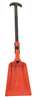 Remco #3 Industrial Square Point Shovel, Plastic Blade, 36 in L Black ABS Plastic Handle 6880EB