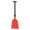 Remco #3 Industrial Square Point Shovel, Plastic Blade, 36 in L Black ABS Plastic Handle 6880EB