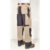 Zoro Select Work Pants, Khaki/Black, Size 32x28 In, PR 1680-1380-2399 3228