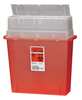 Covidien Sharps Container, 1.25 Gal., Auto Drop, PK3 KDTP019010