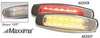 Maxxima Clearance Light, LED, Rd, Surf, Oval, 6-1/4 L M20332RCL