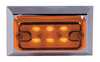 Maxxima Clearance Light, LED, Amber, Rect, 3-3/4 L M20321Y